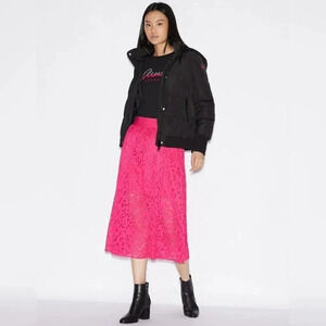 Armani Exchange Fleece Print Studded Sweater